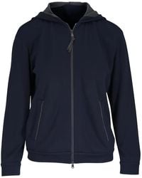 Brunello Cucinelli - Hoodie Zippé À Ornements Métalliques - Lyst