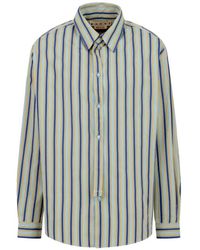 Marni - Poplin Shirt With Neck Strap - Lyst