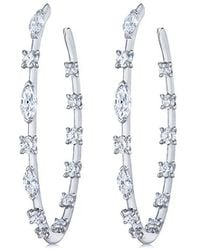 Kwiat - 18Kt Diamond Starry Night Hoop Earrings - Lyst