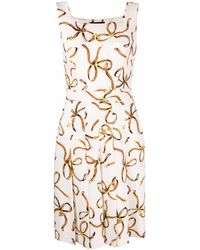 Moschino Bow-print Dress - Multicolour