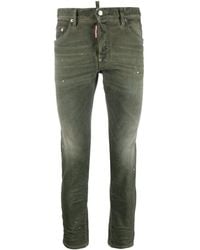 DSquared² - Skinny-Jeans mit Farbklecksen - Lyst