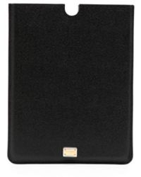 Dolce & Gabbana - Logo-plaque Leather Tablet Case - Lyst