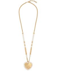 Dolce & Gabbana - Heart-Pendant Necklace - Lyst