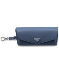 Prada - Saffiano Leather Eyeglasses Case - Lyst