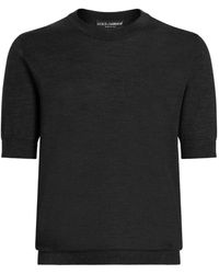 Dolce & Gabbana - Short-Sleeve Crew-Neck T-Shirt - Lyst