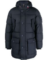 Tommy Hilfiger - Padded Hooded Coat - Lyst
