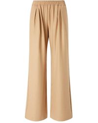 Pinko - Pleated Elastic-Waist Trousers - Lyst