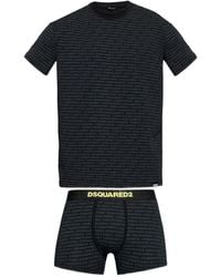 DSquared² - Logo-Print T-Shirt And Boxers Set - Lyst