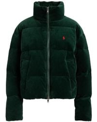 Polo Ralph Lauren - Corduroy Puffer Coat - Lyst