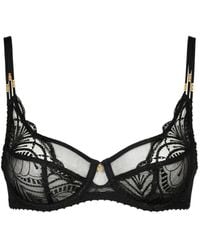 Aubade - Vibes Embroidered Underwired Bra - Lyst
