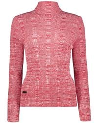 Ellery - Ribbed-Knit High-Neck Sweater - Lyst