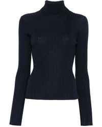 Soeur - Ribbed High-Neck Sweater - Lyst