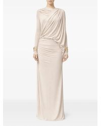Elisabetta Franchi - Hooded Maxi Dress - Lyst