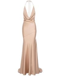 ROSERRY - Ibiza Cowl-Neck Halterneck Maxi Dress - Lyst