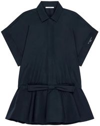 Givenchy - Robe-Chemise Courte En Popeline Avec Nœud - Lyst