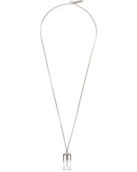 Victoria Beckham - B Frame Necklace - Lyst