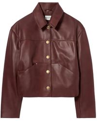 Claudie Pierlot - Short Leather Jacket - Lyst