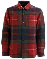 Barbour - Check-Pattern Shirt Jacket - Lyst