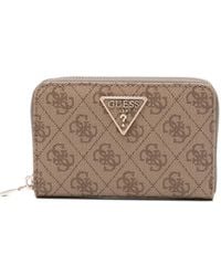 Guess - Portemonnaie mit Monogrammmuster - Lyst
