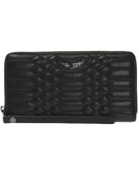 Zadig & Voltaire - Compagnon Matelassé Wallet - Lyst