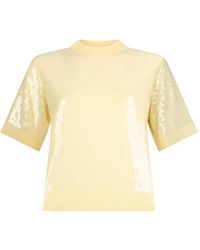 Liu Jo - Top With Sequins - Lyst