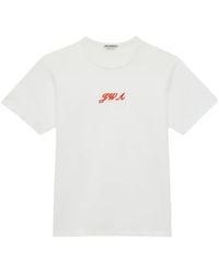 JW Anderson - Embroidered-Logo T-Shirt - Lyst