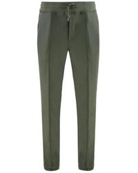 Moorer - Pleated Drawstring Trousers - Lyst
