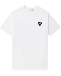 Comme des Garçons - Heart-Patch T-Shirt - Lyst