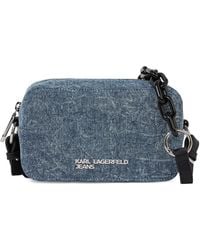 KARL LAGERFELD - Camera Bag Chain Crossbody Bag - Lyst