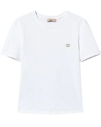 Twinset - Oval T-Plaque T-Shirt - Lyst