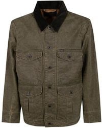 Filson - Grid-Pattern Corduroy-Collar Jacket - Lyst