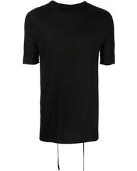 Masnada - Strap-detail Cotton T-shirt - Lyst