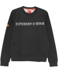 Superdry - Sweatshirt mit Logo-Print - Lyst