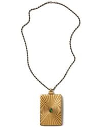 Versace - Circe Locket Necklace - Lyst