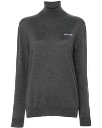 Miu Miu - High Collar Sweater - Lyst