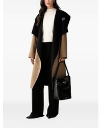 KARL LAGERFELD - Reversible Belted Coat - Lyst