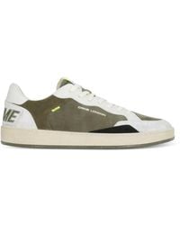 Crime London - Logo-Detail Leather Sneakers - Lyst
