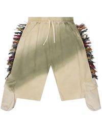 Alchemist - Victory Fringed-Trim Cargo Shorts - Lyst