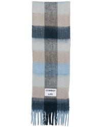 Verb to Do - Checked Fringed Scarf - Lyst