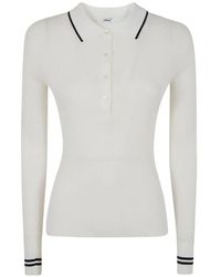 Aspesi - Geribbeld Poloshirt - Lyst