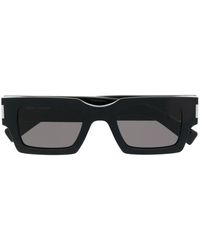 Saint Laurent - Rectangular Sunglasses - Lyst
