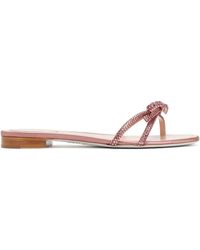Rene Caovilla - Bow-Detail Sandals - Lyst