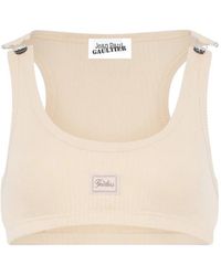 Jean Paul Gaultier - Geribbelde Top - Lyst