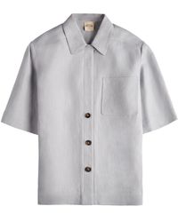 Tod's - Linen Short-sleeve Shirt - Lyst