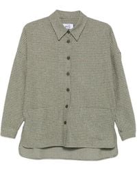 Niu - Check-Pattern Button-Up Shirt - Lyst