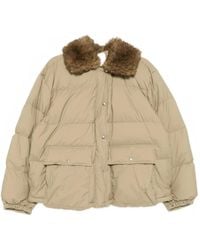 JNBY - Shearling-Collared Jacket - Lyst