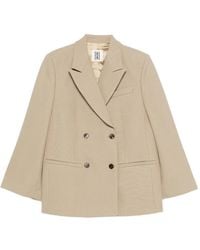 By Malene Birger - Double-Breasted Flap Pocket Jacket - Lyst