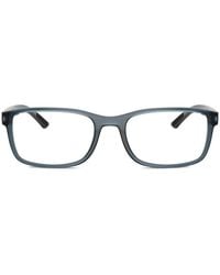 Prada Linea Rossa - Rectangle-Frame Glasses - Lyst