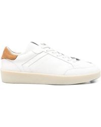 Canali - Panelled Leather Sneakers - Lyst