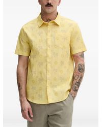 Hurley - Palm-Tree Print Short-Sleeve Shirt - Lyst